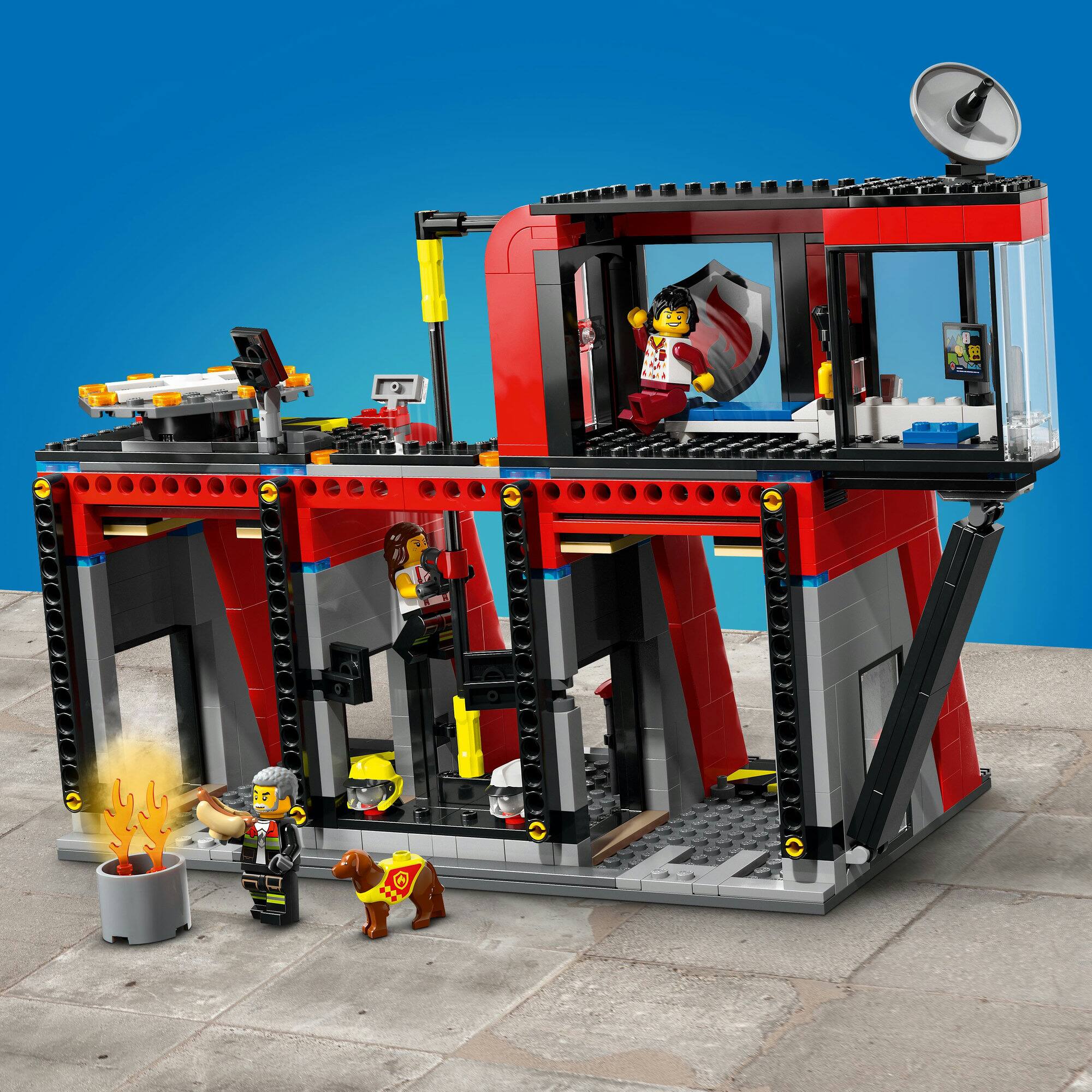 LEGO® City Fire Station with Fire Truck Playset 60414